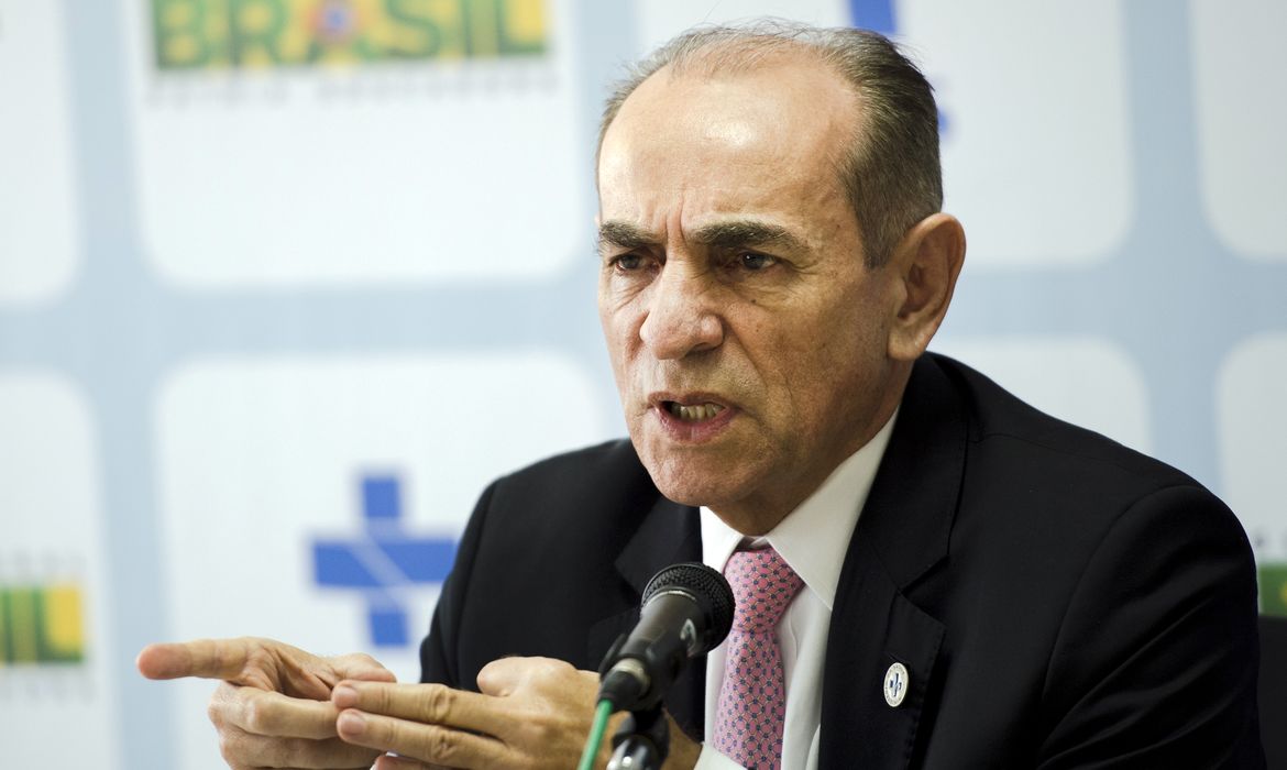 Brasília - O ministro da Saúde, Marcelo Castro, anuncia novos recursos e parcerias com entidades internacionais para combater o vírus Zika (Marcelo Camargo/Agência Brasil)