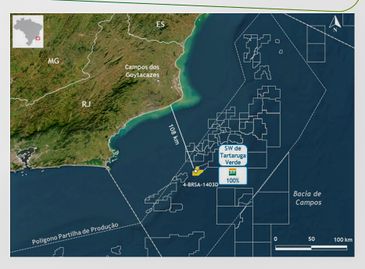 Rio de Janeiro (RJ), 17/11/2025 –  Petrobras descobre mais reservatório de petróleo na Bacia de Campos. Petroleira classifica óleo como de “excelente qualidade”  Arte Petrobras/Divulgação