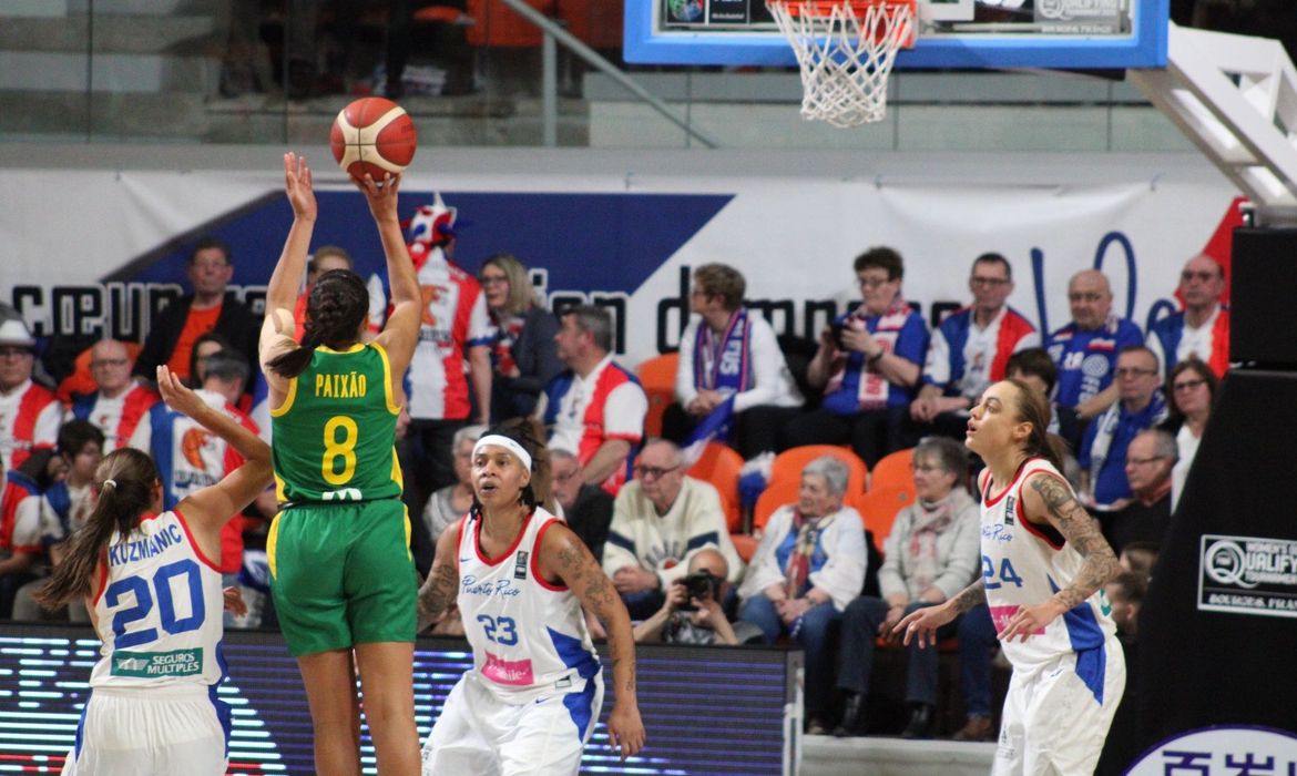 Brasil x Porto Rico, basquete feminino