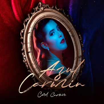 EP "Azul Carmim", da cantora Carol Carmin/Imagem: Divulgação EP "Azul Carmim", da cantora Carol Carmin
