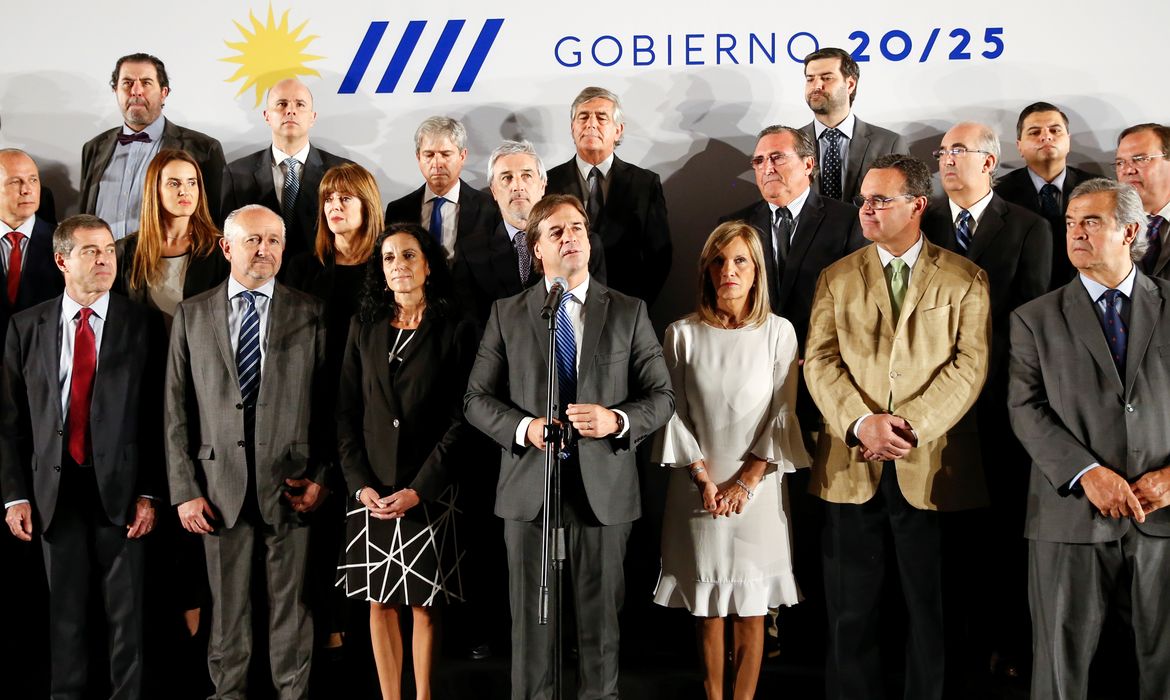 Novo presidente do Uruguai, Lacalle Pou, anuncia integrantes do ministério - REUTERS/Mariana Greif