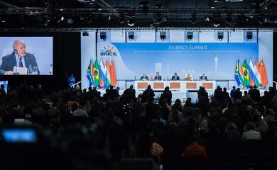 Joanesburgo, África do Sul, 24.08.2023 - Presidente da República, Luiz Inácio Lula da Silva, participa da Sessão I do Diálogo de Amigos do BRICS, BRICS-Africa Outreach e BRICS Plus. Foto: Ricardo Stuckert/PR