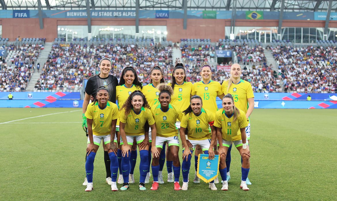 seleção feminina, futebol, amistoso