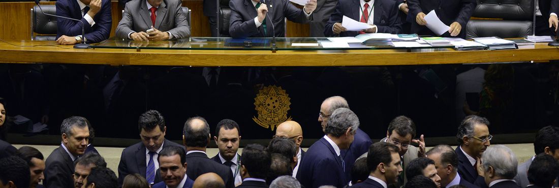 Plenário da Câmara dos Deputados durante votação da reforma política
