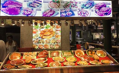  Comércio de comida de rua em Singapura