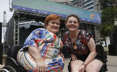São Paulo (SP), 21/09/2024 -  Praça Roosevelt recebe a  segunda edição da Parada PCD, que celebra a diversidade, a inclusão e o orgulho de ser PCD. A parada acontece no Dia Nacional de Luta da Pessoa com Deficiência.  Foto: Paulo Pinto/Agência Brasil