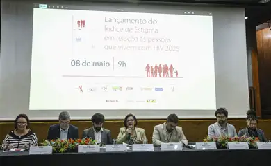 Brasília (DF), 08/05/2025 - Cerimônia de lançamento do Índice de Estigma em Relação às Pessoas Vivendo com HIV 2025, no Palácio do Planalto. Foto: Marcelo Camargo/Agência Brasil