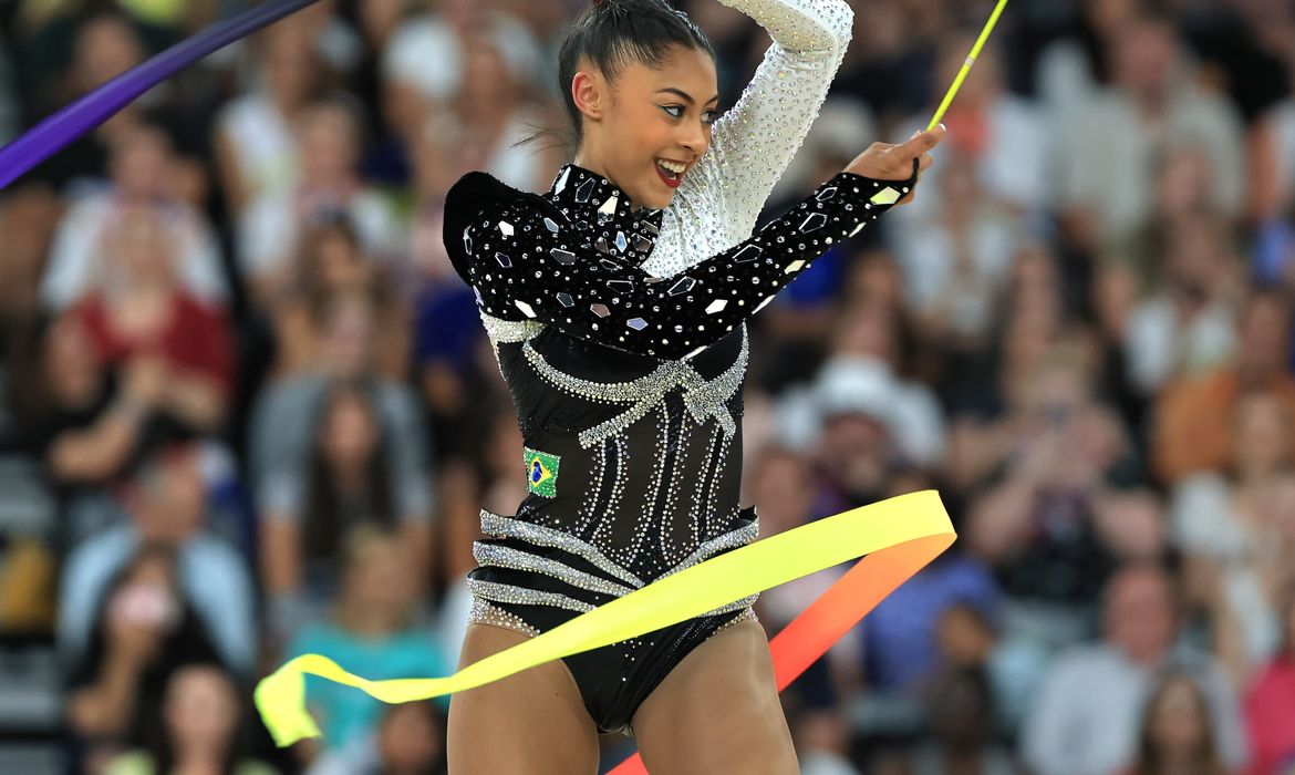 Bárbara Domingos - ginástica ritmica - eliminatórias - em 08/08/2024