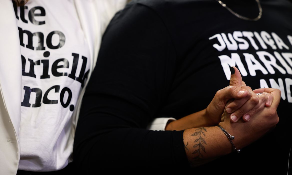 Rio de Janeiro (RJ), 31/10/2024 - Tribunal do Júri do Rio condena Ronnie e Élcio por assassinar Marielle e Anderson. Foto: Tânia Rêgo/Agência Brasil