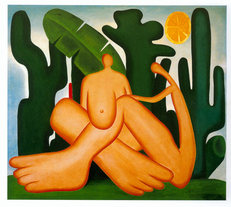 Isabella Matheus/Pinacoteca de São Paulo Capivari, São Paulo, Brasil, 1886 - São Paulo, São Paulo, Brasil, 1973), Antropofagia, 1929, óleo sobre tela
126 x 142 cm, Acervo da Fundação José e Paulina Nemirovsky, em comodato com a Pinacoteca do Estado de São Paulo.