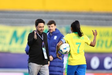 Lívia Villas Boas/CBF Equador - 18/07/2025 - Conmebol libera aquecimento em campo na Copa América Feminina. Foto: Lívia Villas Boas/CBF