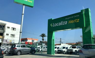 Unidade da locadora de veículos Localiza