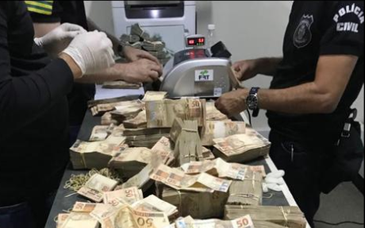 Polícia Civil apreende R$ 1,2 milhão em mala de João de Deus