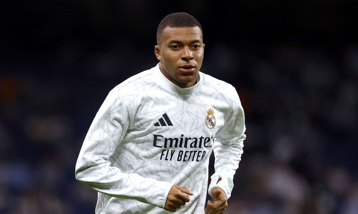 Atacante Kylian Mbappé 
05/10/2024
REUTERS/Susana Vera