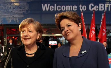 Angela Merkel e Dilma Rousseff