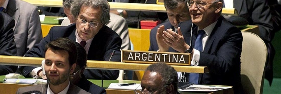Ministro das Relações Exteriores da Argentina, Héctor Timerman esteve presente na Assembleia Geral da ONU, onde seu país foi eleito por 182 votos de um total de 192 votantes