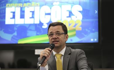  O ministro da Justiça e Segurança Pública, Anderson Torres, concede, coletiva de imprensa sobre a Operação Eleições 2022.
