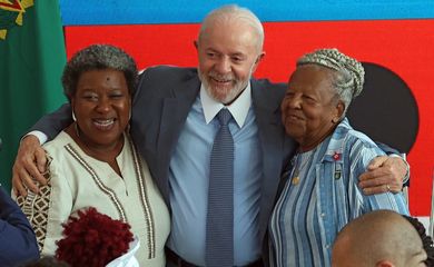 Brasília (DF), 27/09/2024 - Presidente da República, Luiz Inácio Lula da Silva, durante a cerimônia de posse da Ministra dos Direitos Humanos e da Cidadania, Macaé Evaristo, no Palácio do Planalto. Foto: Antônio Cruz/Agência Brasil