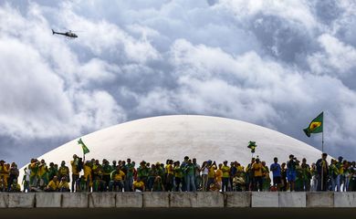 Brasília (DF), 08.01.2023 - Manifestantes golpistas invadem o Congresso Nacional, STF e Palácio do Planalto. Foto: Marcelo Camargo/Agência Brasil