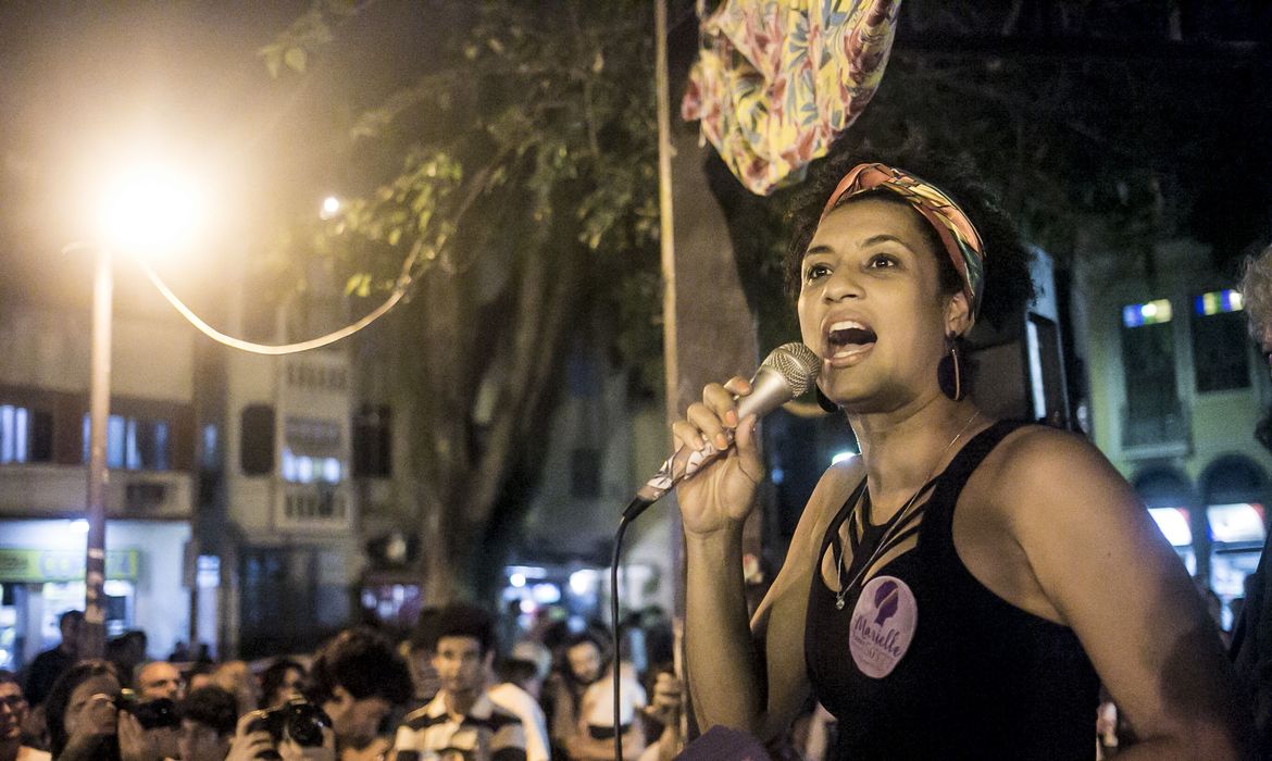 Rio de Janeiro (RJ) – Presos novos suspeitos de participarem no assassinato da parlamentar Marielle Franco. Foto: Mídia NINJA/Wikimedia Commons