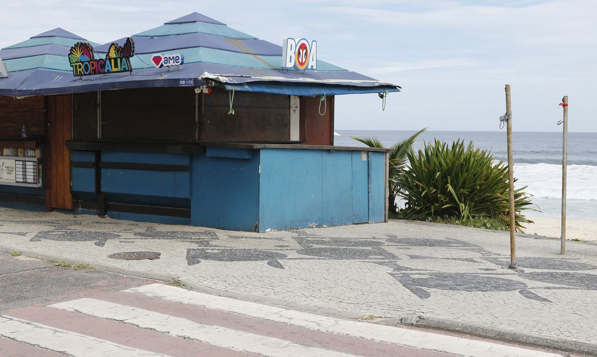 Quiosque Tropicália, na praia da Barra da Tijuca, onde o imigrante congolês Moïse Kabamgabe foi espancado até a morte depois de cobrar diárias de trabalho não pagas.