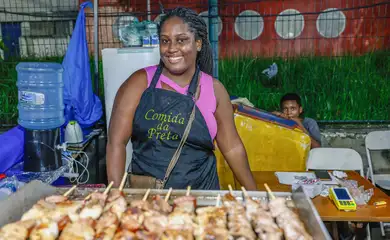 Rio de Janeiro (RJ), 17/02/2026 - Luna Cristina Vitória - Acolhimento aos filhos de ambulantes no Carnaval
Foto: Fernando Frazão/Agência Brasil