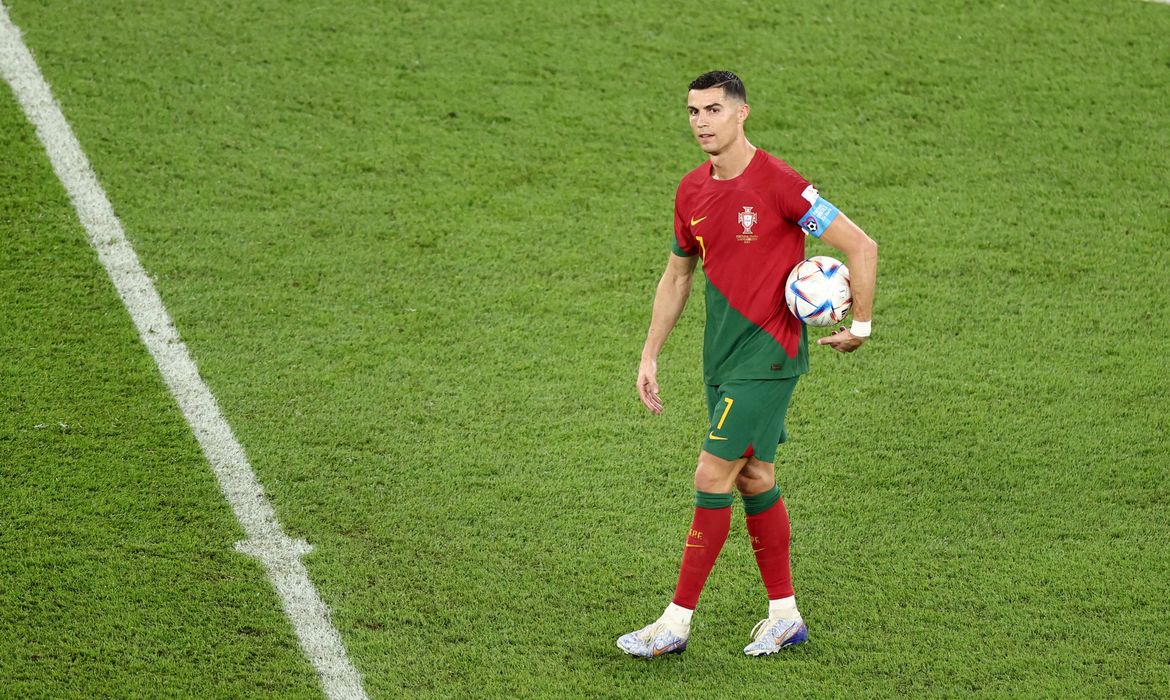 Cristiano Ronaldo durante partida Portugal x Gana