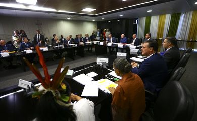 Brasília (DF), 17/03/2023 - O presidente Luiz Inácio Lula da Silva participa da 1ª Reunião Extraordinária do Conselho Nacional de Política Energética – CNPE.