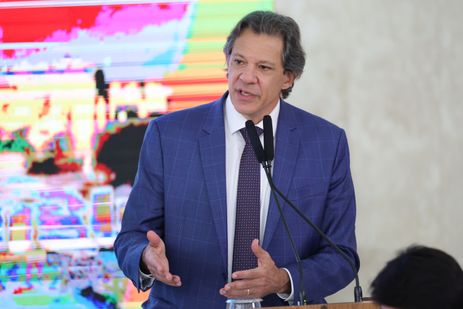 Brasília (DF) 30/10/2024 O ministro da Fazenda, Fernando Haddad, participa de evento sobre indústria, mobilidade verde e cidades sustentáveis no Plaácio do Planalto. Foto: Fabio Rodrigues-Pozzebom/ Agência Brasil