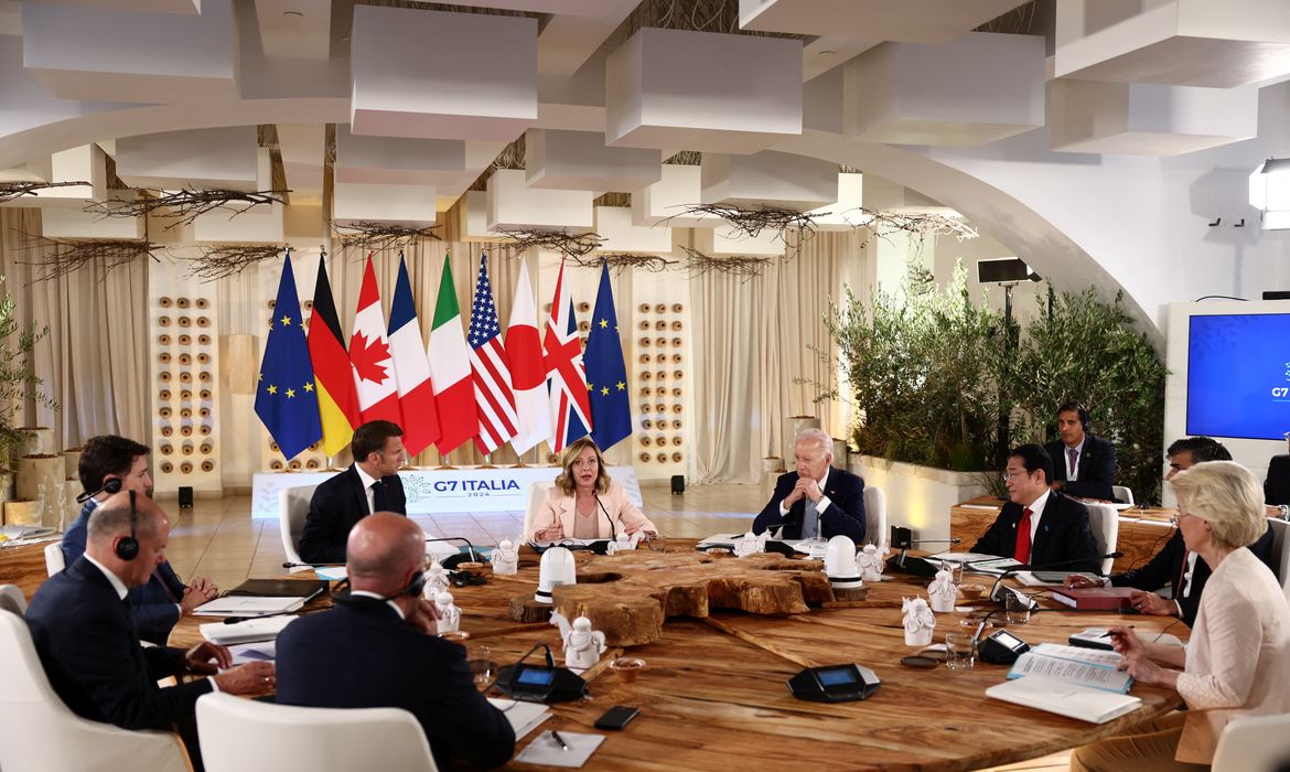 Reunião do G7 na Itália
 13/6/2024   REUTERS/Yara Nardi