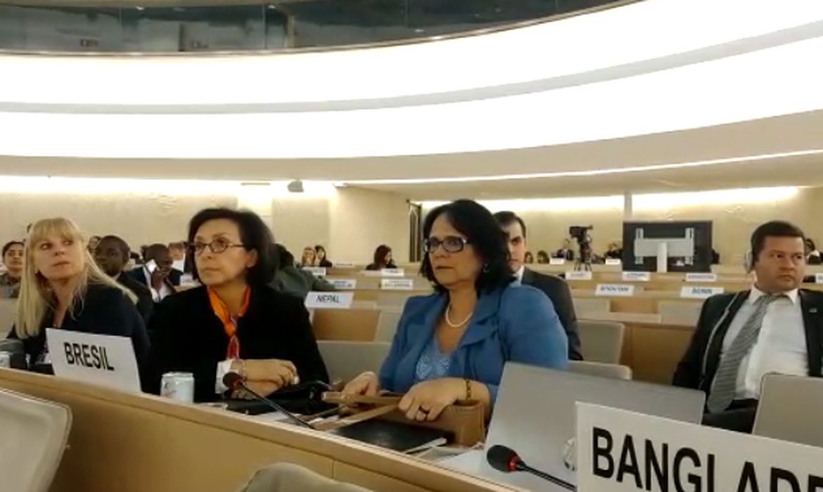 ministra da Família, Mulher e Direitos Humanos, Damares Alves, 43ª Sessão do Conselho de Direitos Humanos das Nações Unidas (ONU)