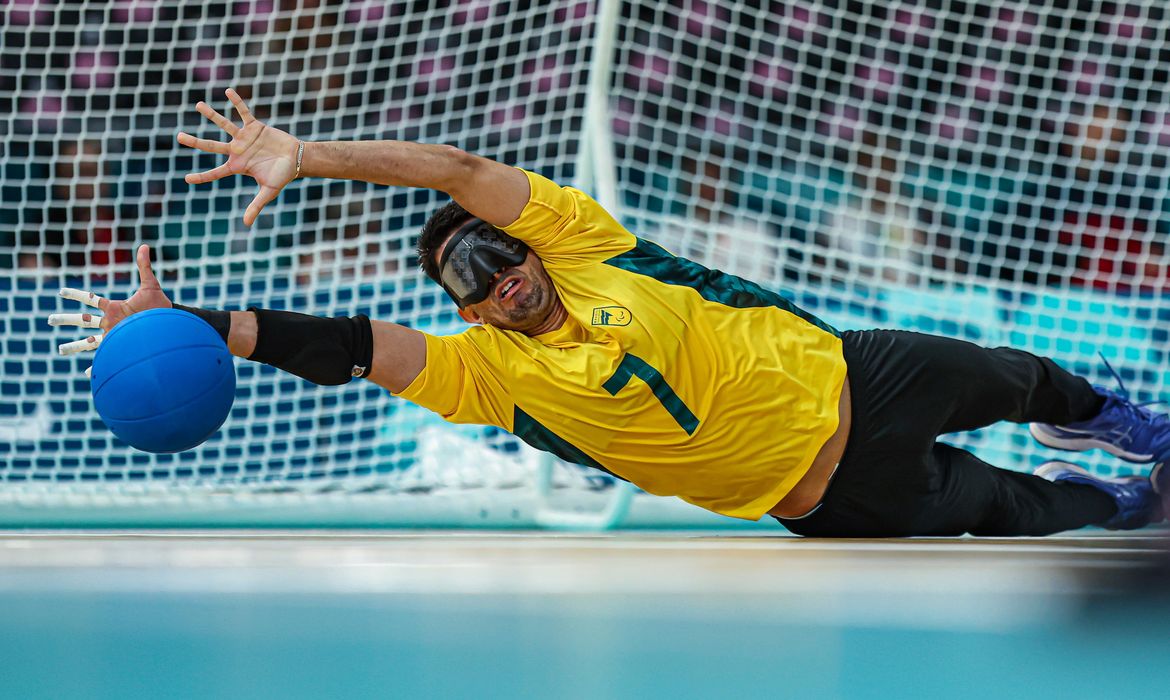 Paris-França 31/08/2024 Goalball brasileiro encerra participação na primeira fase em Paris. Foto Wander Roberto/CPB