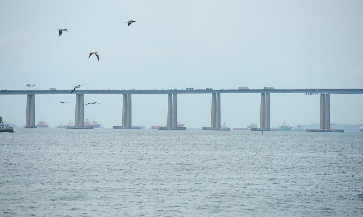 Rio de Janeiro (RJ), 27/02/2024 – Ponte Presidente Costa e Silva (Rio-Niterói) completa 50 anos. Foto: Tomaz Silva/Agência Brasil