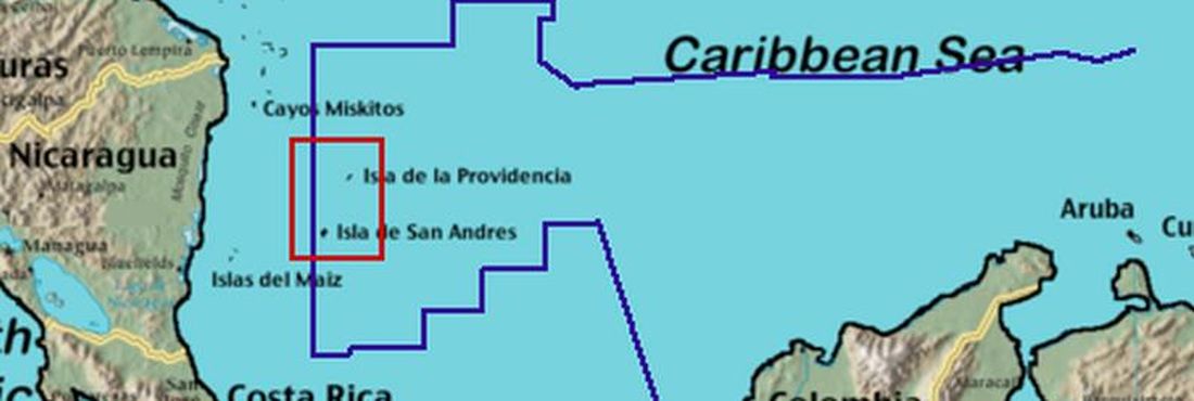 Região do Caribe em destaque é disputada pela Colômbia e Nicarágua
