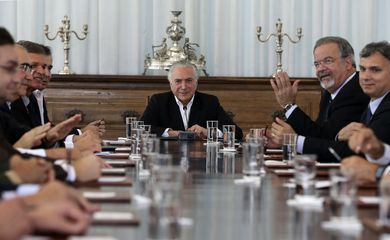 Presidente da República, Michel Temer, durante Reunião do Conselho da República e do Conselho de Defesa Nacional.