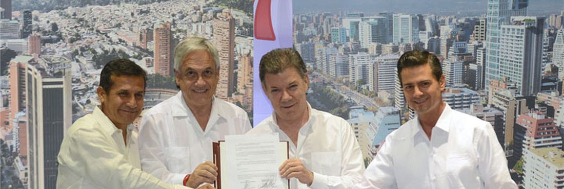 Aliança do Pacífico firma acordo de livre comércio Aliança do Pacífico firma acordo de livre comércio