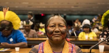Tuíra Kayapó, liderança indígena