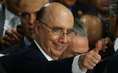 Brasília - Ex-presidente do Banco Central Henrique Meirelles assume o Ministério da Fazenda (Marcello Casal Jr/Agência Brasil)