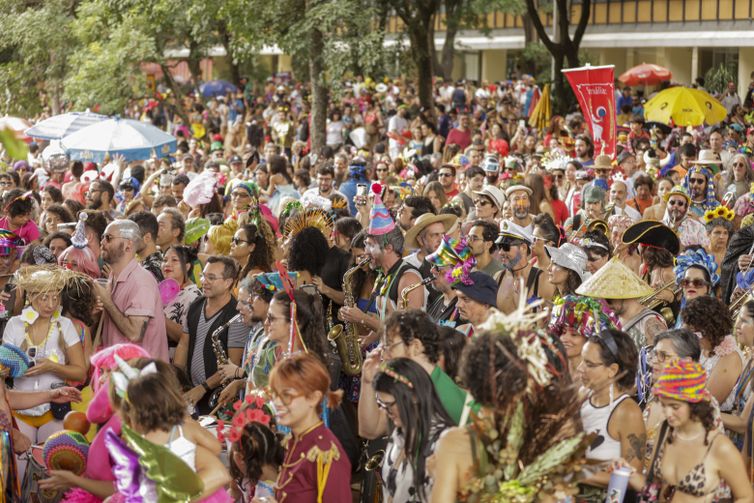 Joédson Alves/Agência Brasil Brasília (DF), 01/03/2025 - Bloco de carnaval, Vai quem fica, nas ruas de Brasília.
Foto: Joédson Alves/Agência Brasil