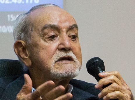 Santa Catarina 15/08/2018 José Hamilton Ribeiro Jornalista durante palestra na Universidade Federal de Santa Catarina (UFSC). Foto Henrique Almeida/ Agecom/UFSC