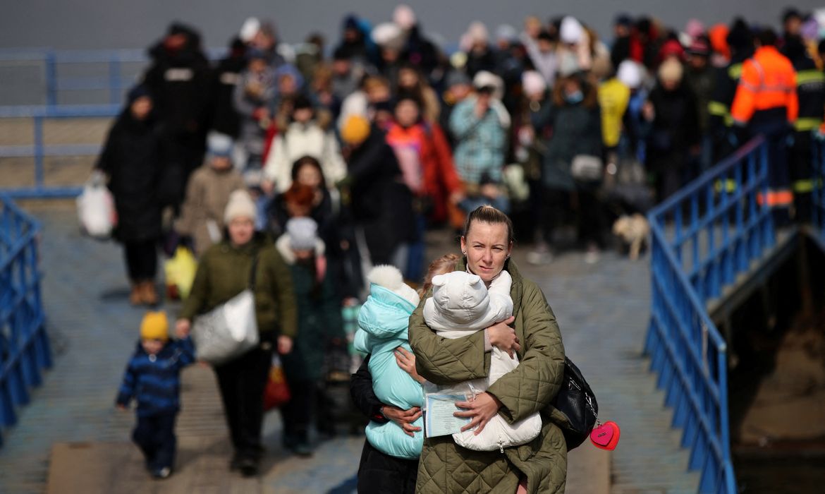 Reuters/Stoyan Nenov/Direitos Reservados Ucrânia Refugiados