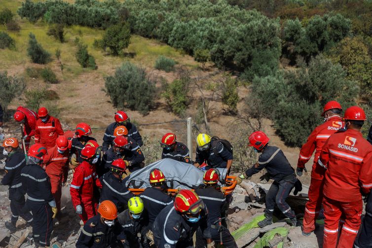 Aftermath of a deadly earthquake in Morocco