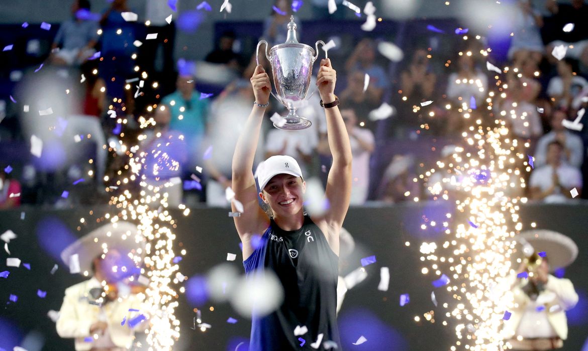 Iga Swiatek no WTA Finals
 6/11/2023     REUTERS/Henry Romero