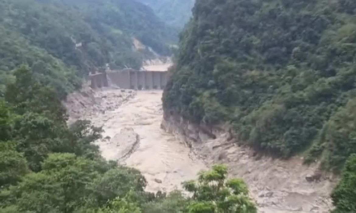 Himalayan glacial lake flooding kills 14, more than 100 missing in India. REUTERS