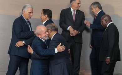 Rio de Janeiro (RJ), 07/07/2025 - O presidente, Luiz Inácio Lula da Silva participa da fotografia de família dos Chefes de Estado e de Governo dos países-membros, parceiros e de engajamento externo.
Foto: Joédson Alves/Agência Brasil