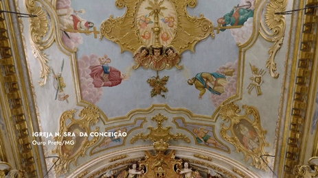 Série documental acompanha o restauro da Igreja de Nossa Senhora da Conceição em Ouro Preto (MG)