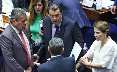 Brasília (DF), 12/12/2024 - O senador Eduardo Braga durante sessão do Senado Federal deliberativa extraordinária. Foto: Antônio Cruz/Agência Brasil