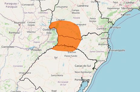 Brasília (DF), 25/06/2025 - Alertas para excesso de chuvas
Mapa Inmet