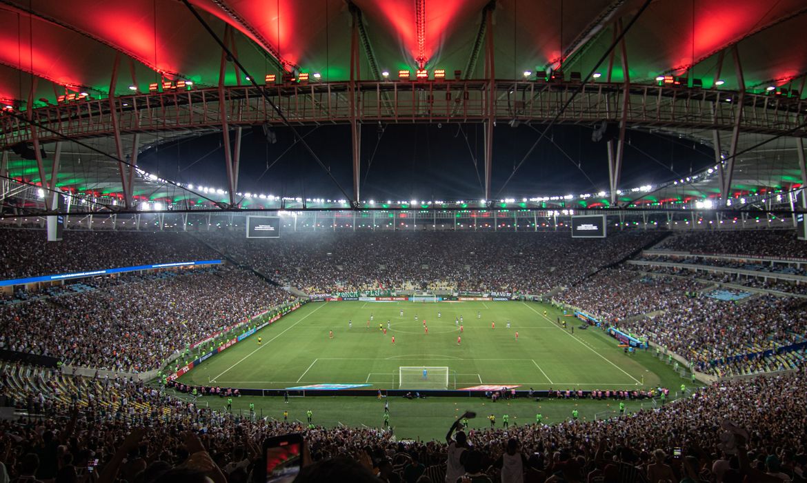 Fluminese x River Plate - 02/05/2023 - Libertadores - estádio do Marcanã - torcida tricolor