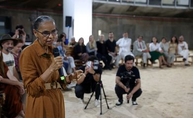 Brasília (DF) 13/08/2025 - A ministra do Meio Ambiente, Marina Silva, participa do evento 